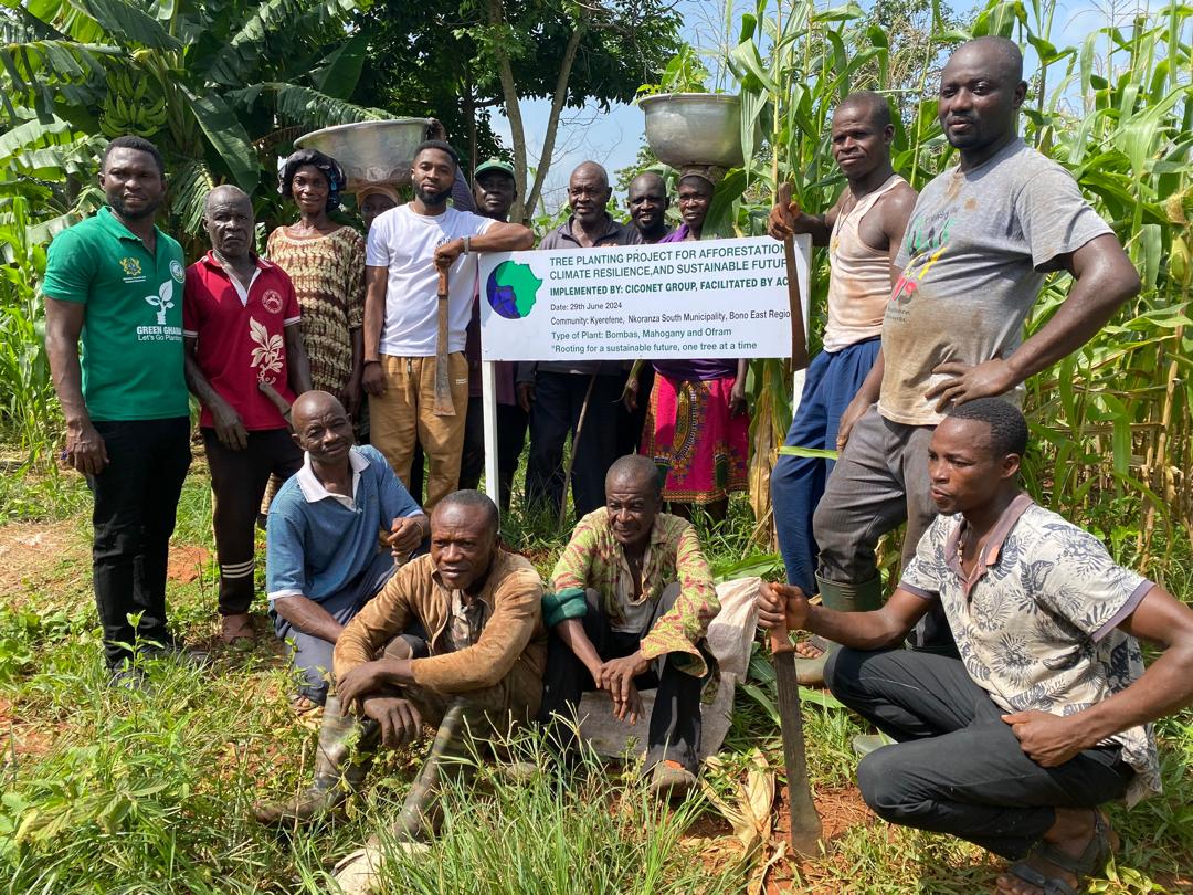 Sowing Seeds of Sustainability: CiCoNet Leads tree planting exercise in Nkoranza